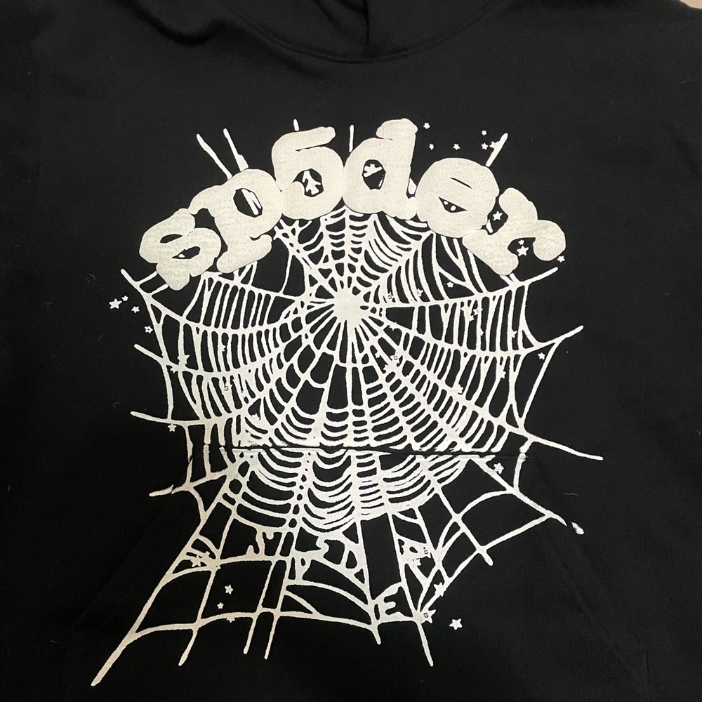 Sp5der OG Web Black Hoodie Young Thug 
Size Medium *Brandnew*